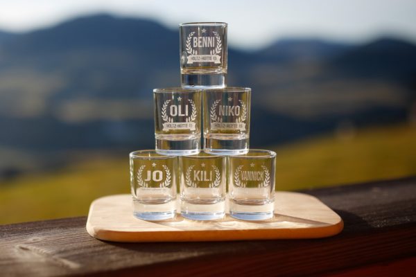 Schnapsglas "gala" mit Logogravur – Bild 2