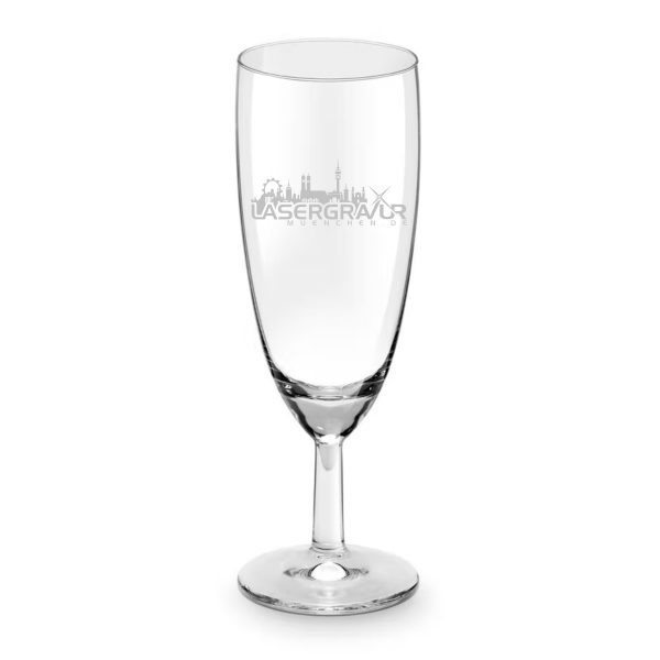 Sektglas 0,1l mit Gravur